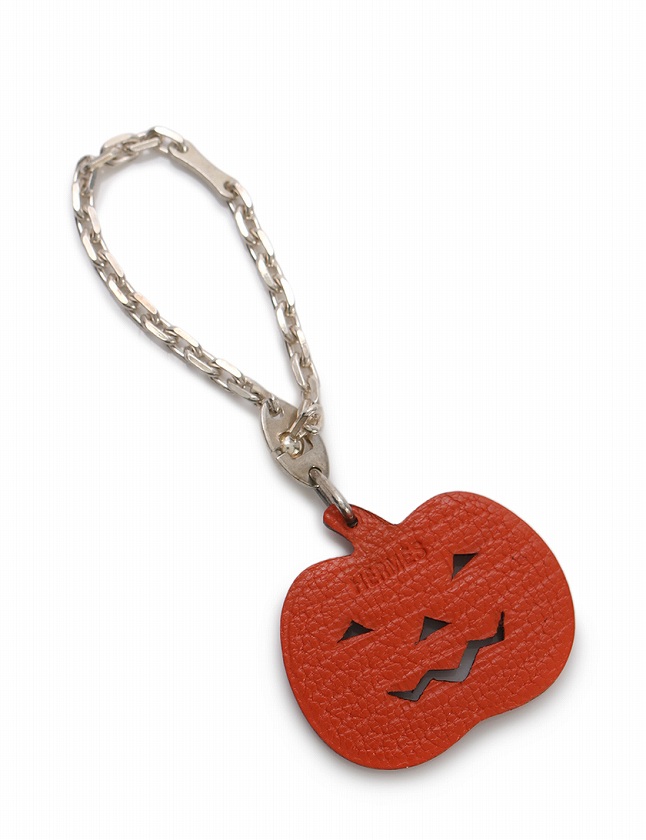エルメス レザー ハロウィンかぼちゃチャーム