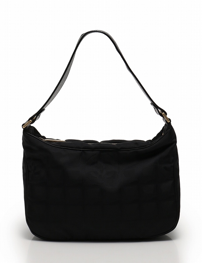 シャネル CHANEL ショルダーバッグ ニュートラベルライン 黒 ブラック 