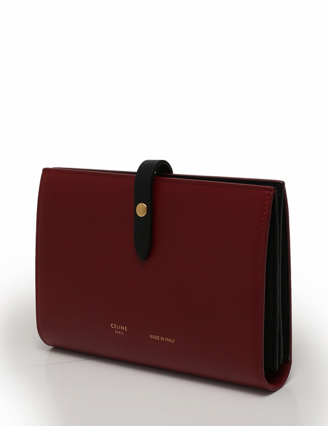 セリーヌ CELINE 長財布 ストラップ ラージ マルチファンクション 二  