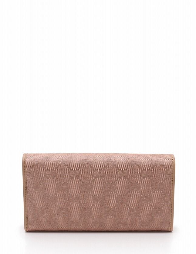 グッチ GUCCI 長財布 二つ折り ラブリー ハート ピンク 小物 GG