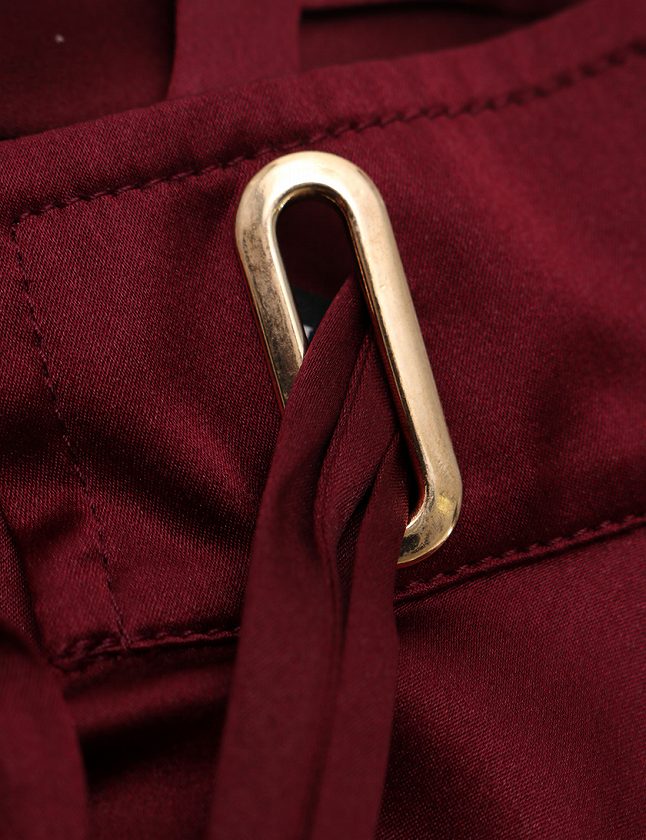 グッチ GUCCI シャツ ブラウス ボルドー 赤 S トップス 長袖