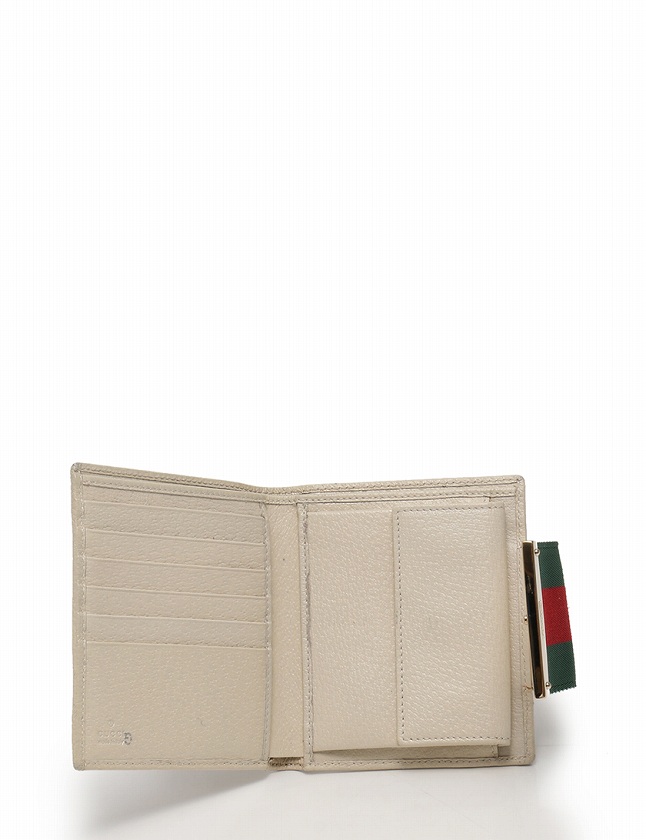 良品 GUCCI グッチ 二つ折り財布 GG シェリーライン ベージュ 楽天市場】【財布】GUCCI グッチ シェリーライン レザー 2つ折