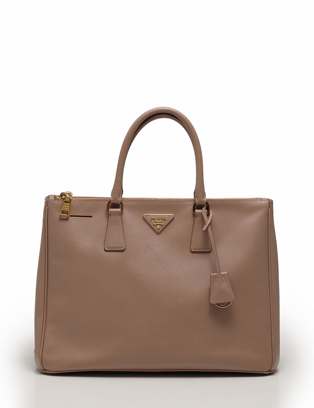 プラダ PRADA トートバッグ ハンドバッグ ピンクベージュ レザー プラダ PRADA トートバッグ ハンドバッグ ピンクベージュ レザー