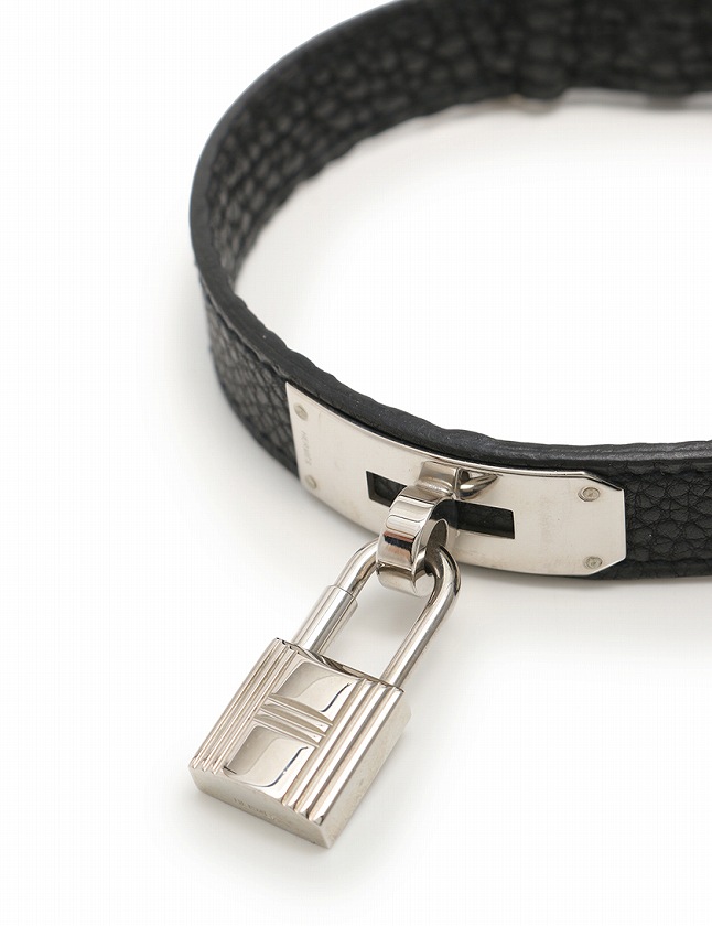 HERMES ケリードッグ HERMES エルメス ブレスレット ケリードッグ #T1 黒 (ブラック