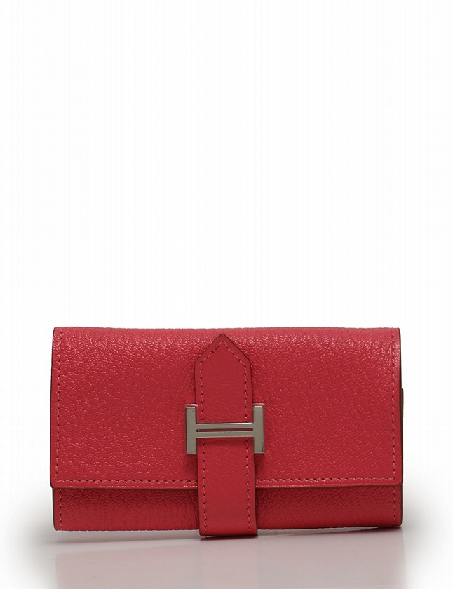 エルメス HERMES キーケース ベアン 4連 ローズリップスティック 
