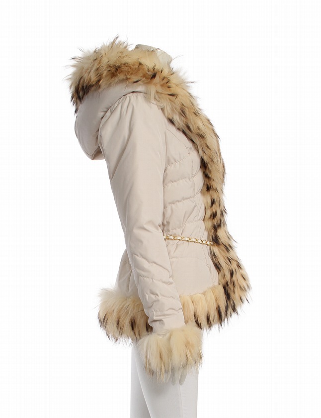 モンクレール MONCLER ダウンジャケット ライトベージュ アイボリー S 