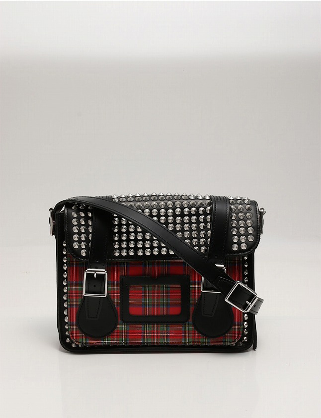 ドクターマーチン DR.MARTENS ショルダーバッグ 黒 赤 シルバー  