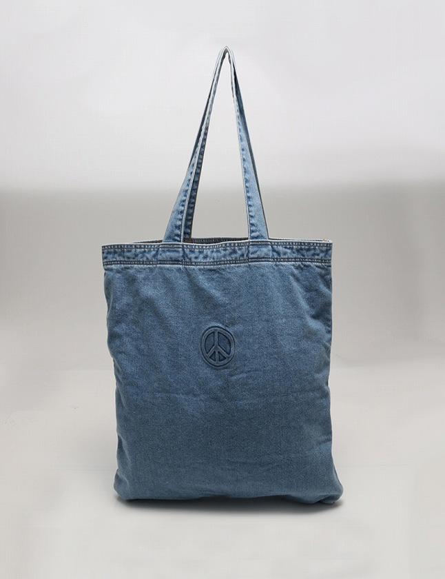 キャピタル kapital トートバッグ ショルダーバッグ デニム 水色 