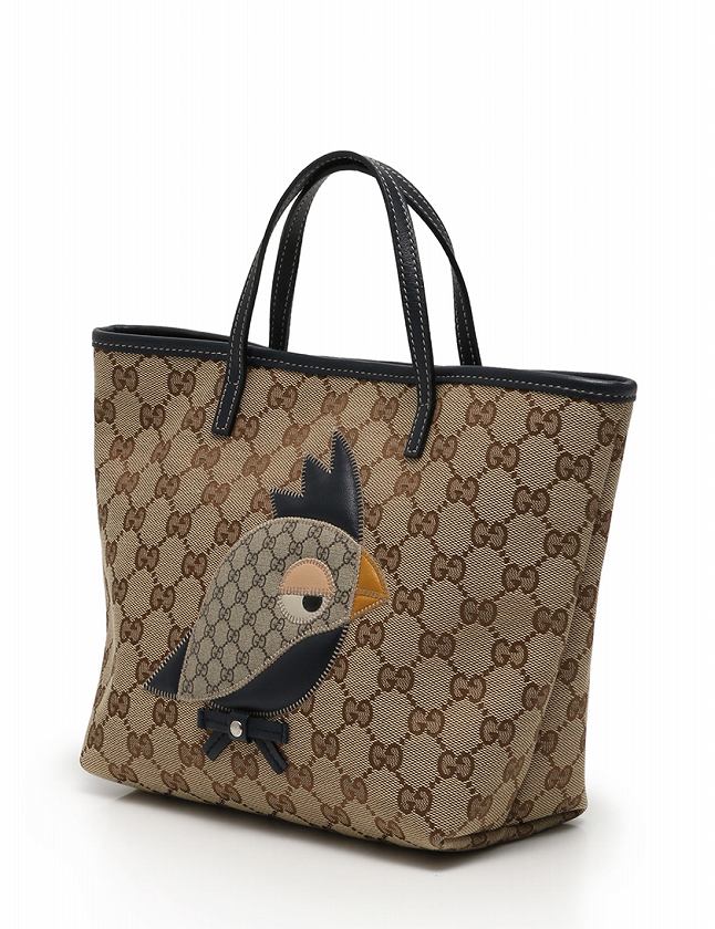グッチ GGキャンバス ZOOシリーズ パパガロトートバッグ 271101 グッチ GUCCI トートバッグ パパガッロ GUCCI ZOO ベージュ