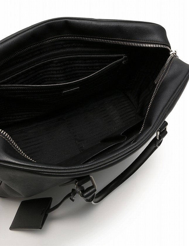 プラダ PRADA ビジネスバッグ ブリーフケース 黒 ブラック