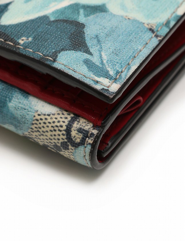 グッチ GUCCI 財布 二つ折り GGブルームス フレンチフラップ