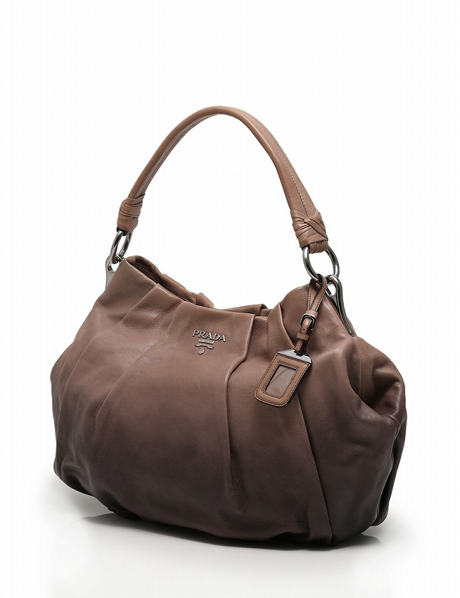 プラダ PRADA ショルダーバッグ グレーグラデーション レザー BR4010 