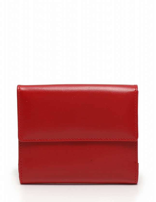 セリーヌ CELINE 財布 二つ折り Wホック 赤 レッド 小物 レザー
