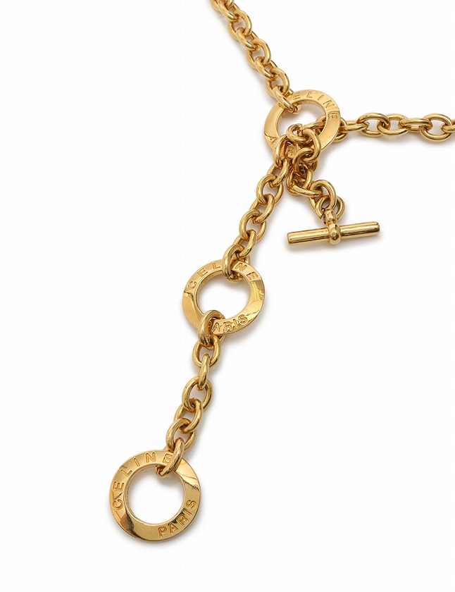 セリーヌ CELINE ベルト チェーンベルト ゴールド 小物 メタル