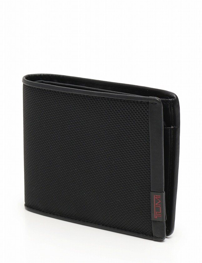 トゥミ TUMI 財布 二つ折り 黒 ブラック 小物 ナイロン レザー 019237 