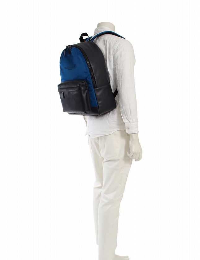 タグ付き 美品 COACH コーチ リュック ネイビー チャールズ バックパック COACH コーチ チャールズ リュック バックパック F59321