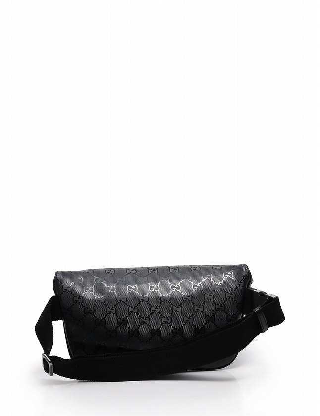 グッチ GUCCI ボディバッグ ウエストバッグ GGインプリメ 黒 ブラック