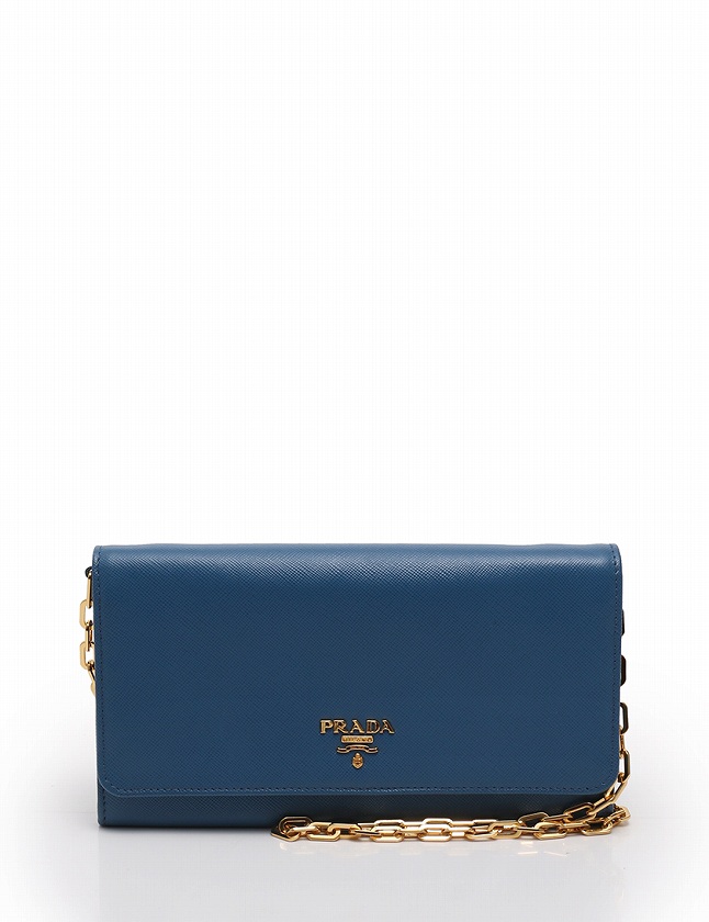 プラダ PRADA チェーンウォレット ショルダーバッグ ポシェット 長財布  