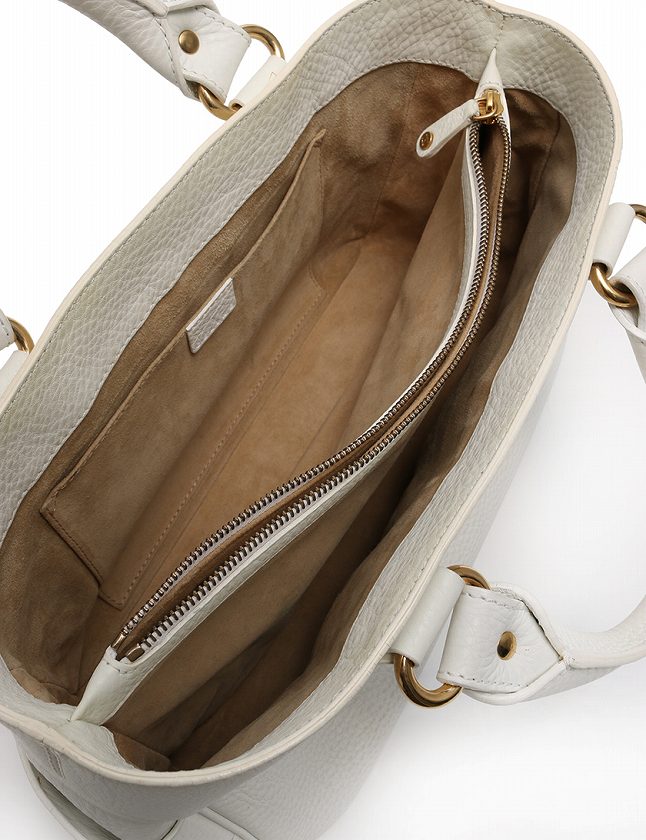 セリーヌ CELINE ハンドバッグ ブギーバッグ 白 ホワイト レザー 保存