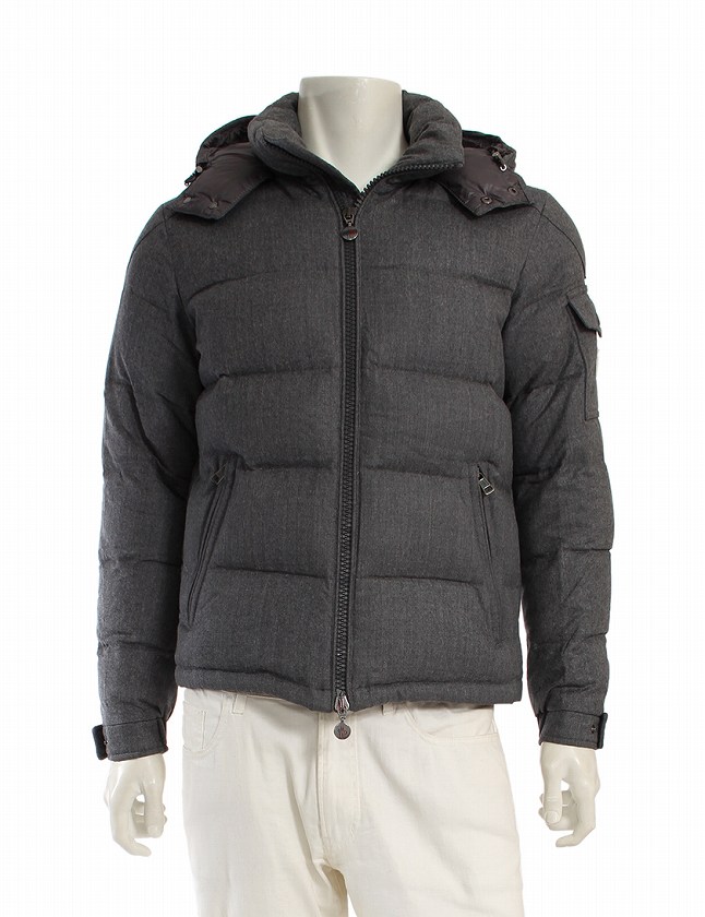モンクレール MONCLER ダウンジャケット モンジュネーブル グレー M 