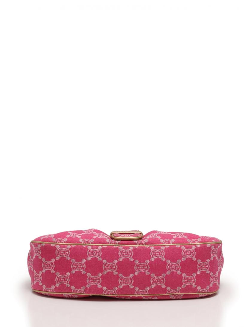 セリーヌ CELINE ショルダーバッグ マカダム ピンク ゴールド