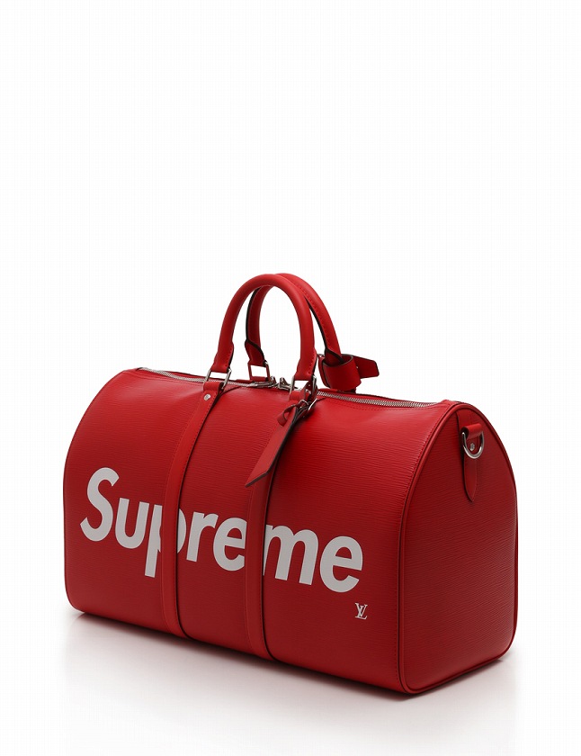 ルイヴィトン LOUIS VUITTON ×Supreme ボストンバッグ ショルダー 