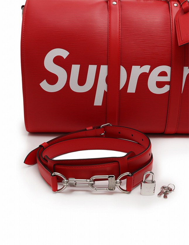 ルイヴィトン LOUIS VUITTON ×Supreme ボストンバッグ ショルダー