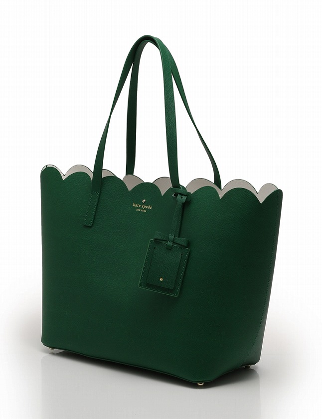 ケイトスペード KATE SPADE トートバッグ ショルダーバッグ 緑 
