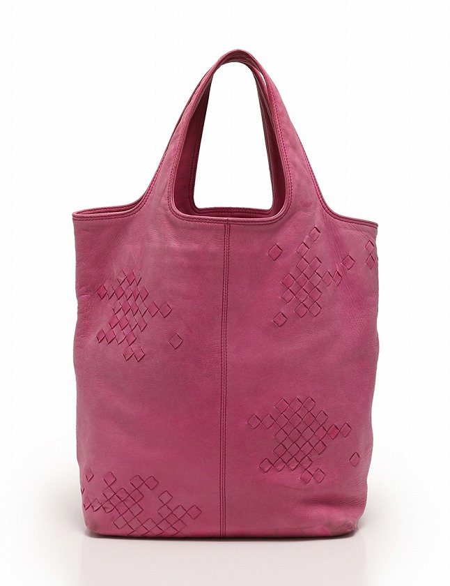 BOTTEGA VENETA / トートバッグ/レザー/ピンク/イントレチャート// ボッテガヴェネタ BOTTEGA VENETA トートバッグ イントレチャート