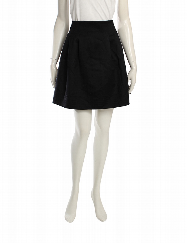 CHANEL スカート　ブラック　M ココマーク CHANEL スカートブラックM ココマーク