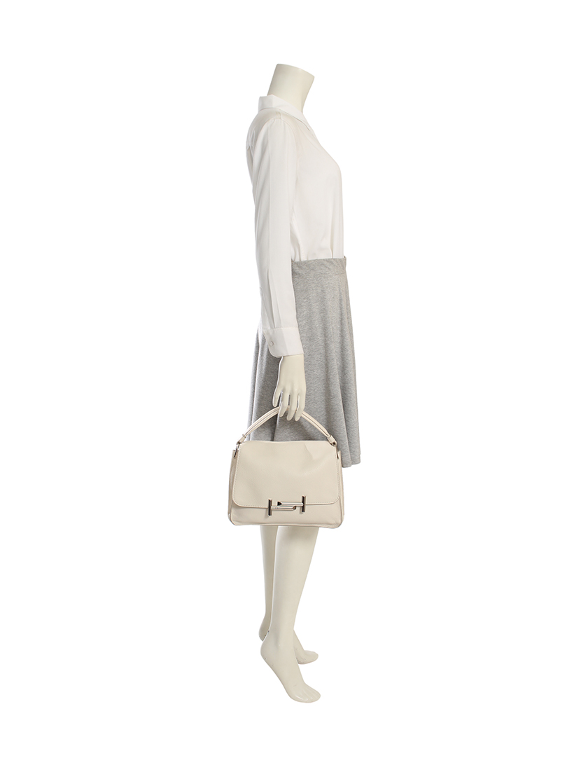 TOD'S トッズ　ダブルT ショルダーバッグ　White 白 トッズ TOD'S ハンドバッグ ショルダーバッグ ダブルT 白