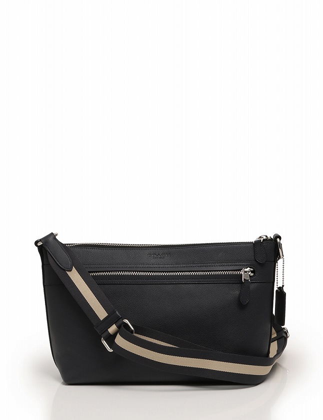 コーチ COACH ショルダーバッグ ポーチイン ネイビー 紺 レザー F54796 
