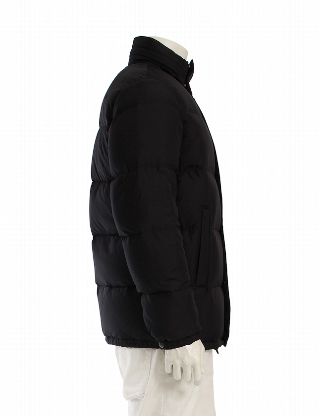 プラダ PRADA ダウンジャケット 黒 ブラック M アウター 無地 48