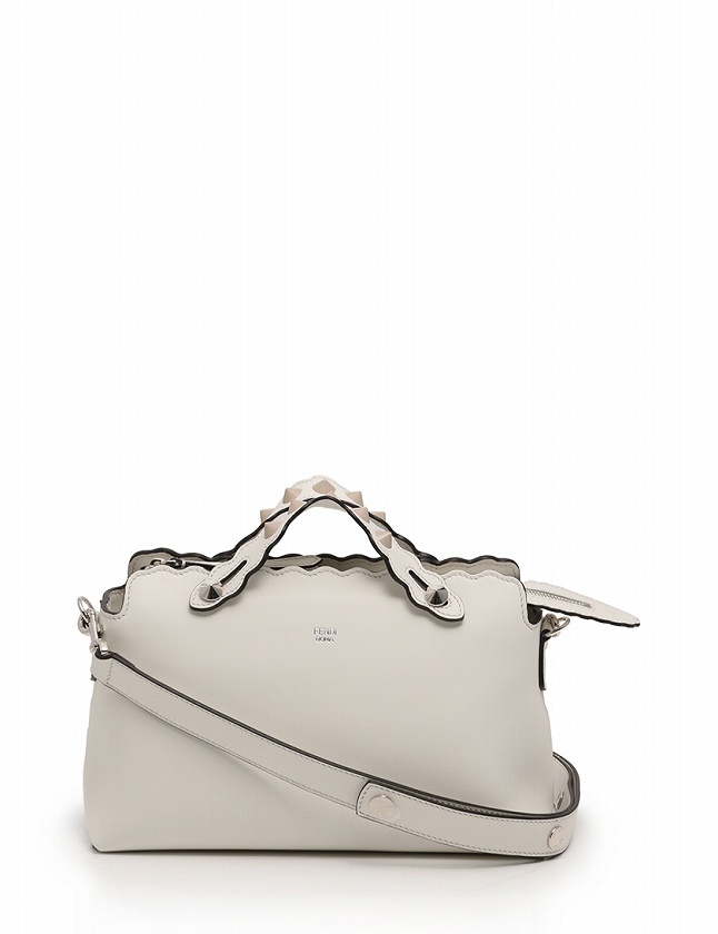 フェンディ FENDI ハンドバッグ ショルダーバッグ バイ ザ ウェイ 白 
