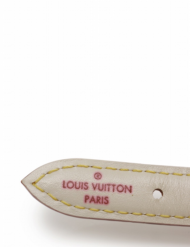 ルイヴィトン LOUIS VUITTON ペット用首輪 スハリ 白 ホワイト