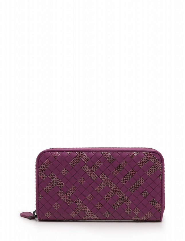 ボッテガヴェネタ BOTTEGA VENETA 長財布 イントレチャート ラウンド 