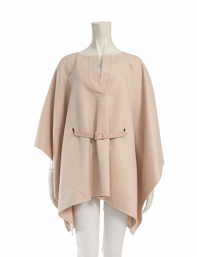 Christian Dior ベージュ ポンチョ・ケープコート
