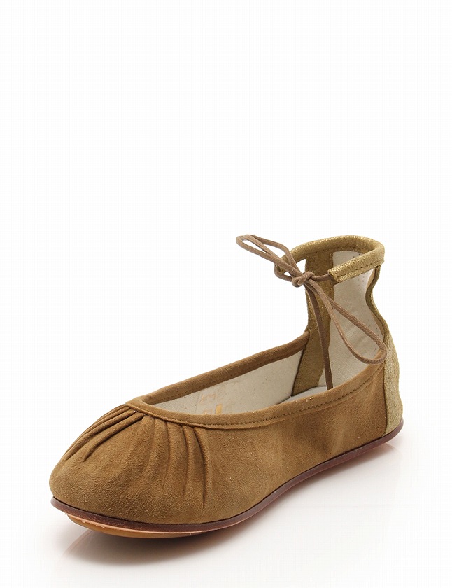 レペット Repetto フラットシューズ パンプス ベージュ ゴールド 23.5 