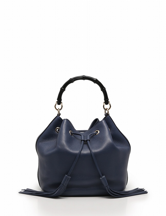 グッチ GUCCI ハンドバッグ ショルダーバッグ バンブー タッセル 