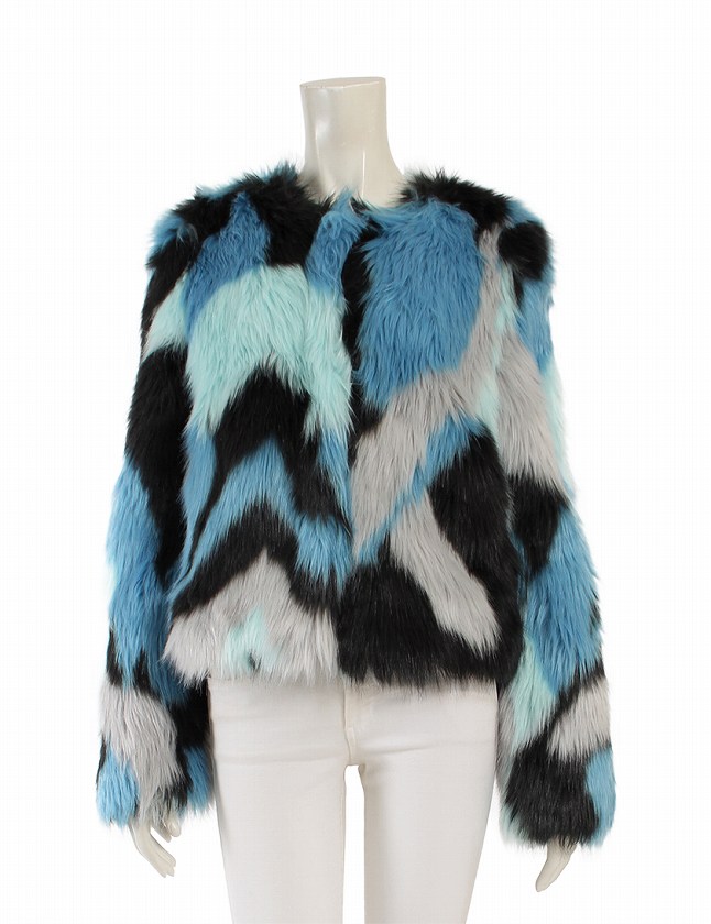 ARMANI JEANS ファージャケット ファーブルゾン フェイクファー ARMANI