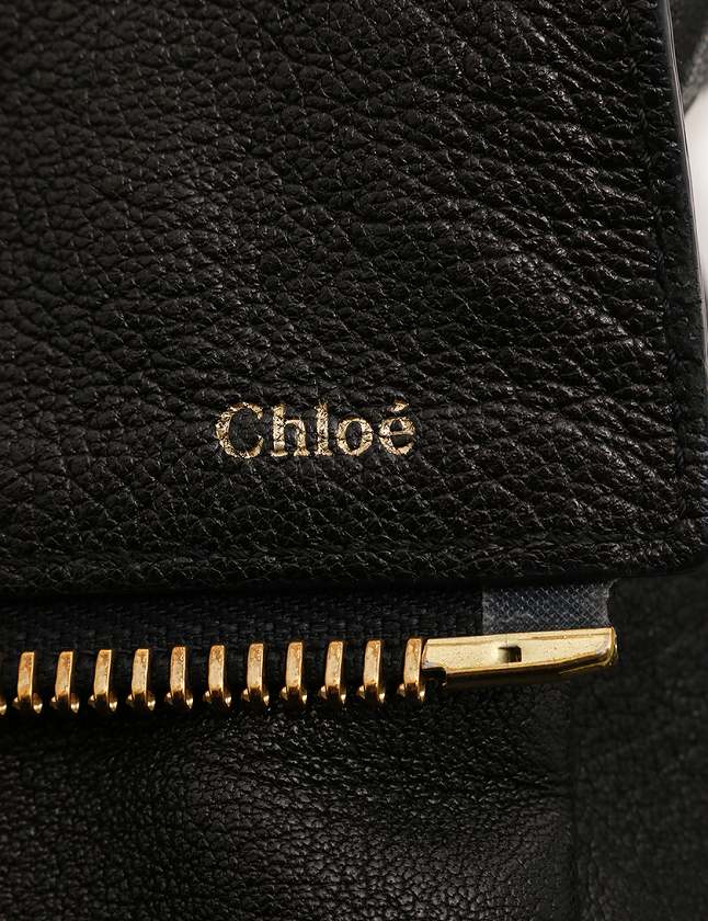 クロエ ヴァネッサ レザー ショルダーバッグ クロエ CHLOE ショルダーバッグ ヴァネッサ 黒 レザー ギャラ