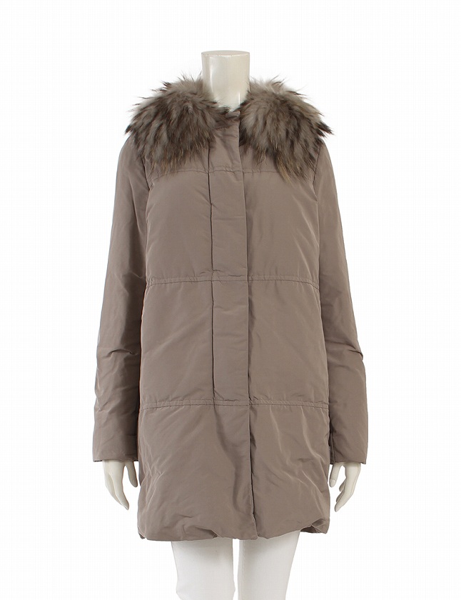 モンクレール MONCLER ダウンコート ロングコート バルダン グレー S  