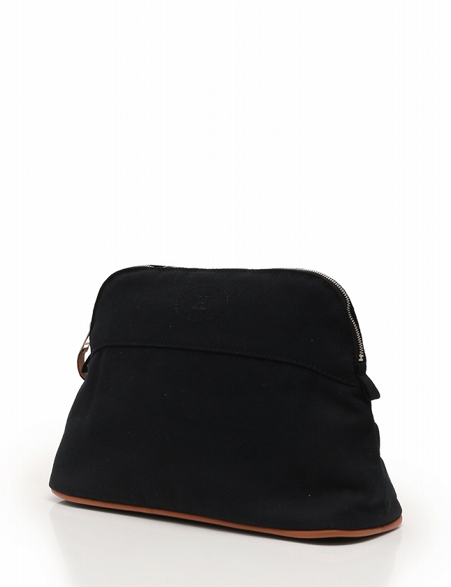 美品！ エルメス HERMES ボリードポーチ MM 黒 ブラック エルメス