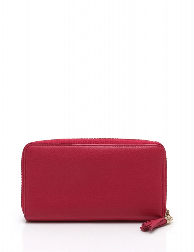 【格安，得価】 1円 GUCCI グッチ 308280 インターロッキングG ソーホー レザー ラウンドファスナー 長財布 ウォレット レディース グレージュ系 FR2949