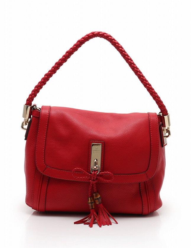 グッチ GUCCI ショルダーバッグ ベラ 赤 レッド レザー 282301 保存袋 