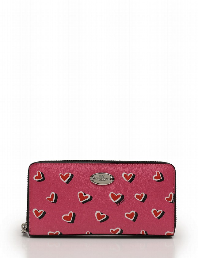 コーチ 長財布 赤 ハート 新品 COACH コーチ 長財布 シグネチャー 