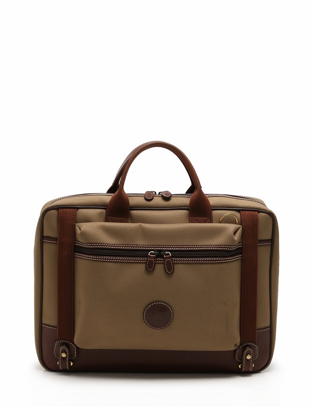 HUNTING WORLDビジネスキャンバスレザー ブリーフケース