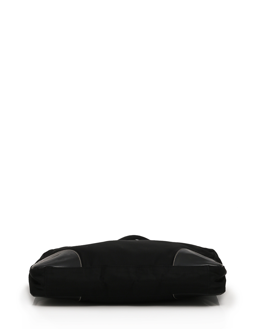 プラダ PRADA トートバッグ 黒 ブラック ナイロン レザー
