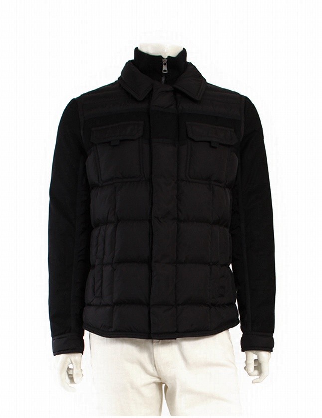 モンクレール MONCLER ダウンジャケット 黒 ブラック XL アウター ワン 