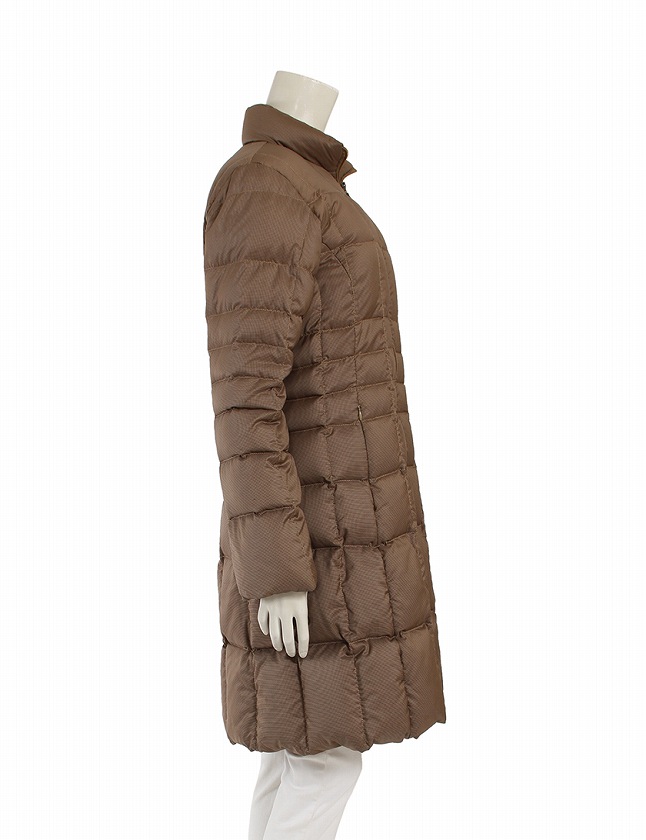 モンクレール MONCLER ダウンコート ロングコート ベージュ 黒